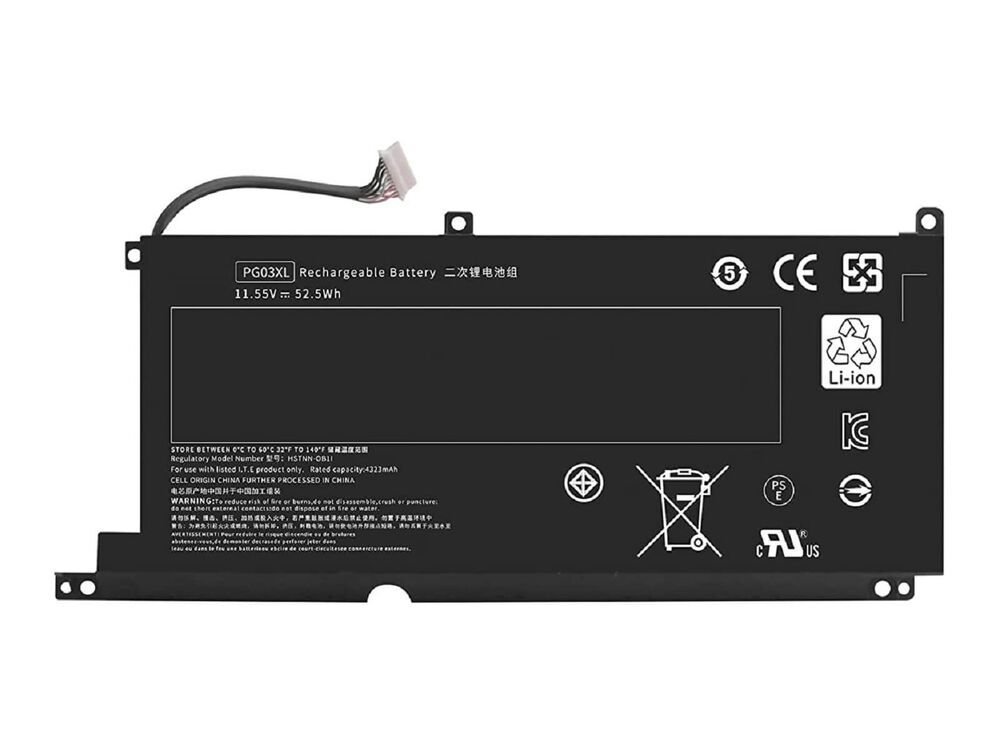 Hp Omen 15-dh, TPN-C143 PG03XL Batarya ile Uyumlu Pil Versiyon 1