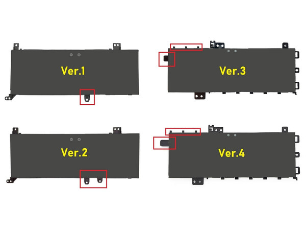 Asus X515JF-EJ206A11 Batarya ile Uyumlu Pil - (Ver.2) - Thumbnail