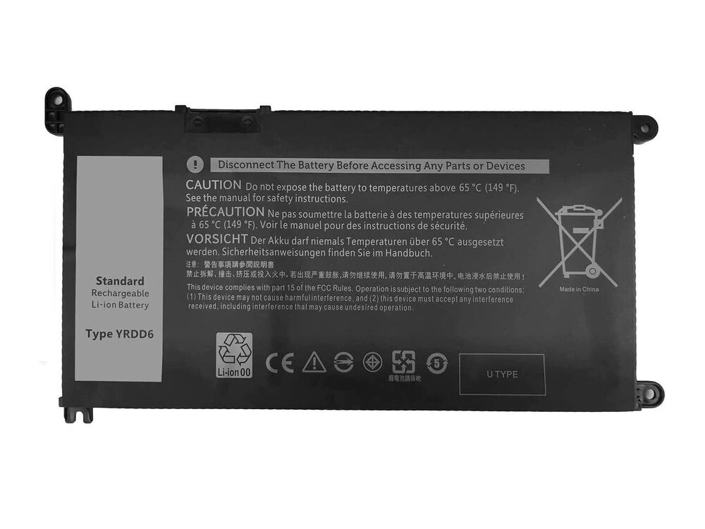 Dell Inspiron 3480 14-3480 Batarya ile Uyumlu Pil 3600mAh Versiyon 2