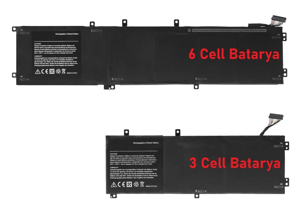 Dell H5H20, 0H5H20 Batarya ile Uyumlu Pil 3 CELL