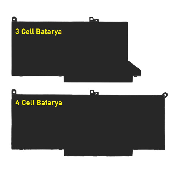 Dell Latitude 7280 Servis Tag 8HKDQN2 Batarya ile Uyumlu Pil 4 CELL - Thumbnail