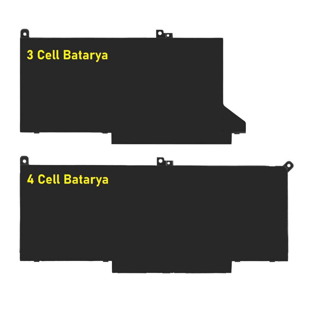 Dell Latitude 7280 Servis Tag 8HKDQN2 Batarya ile Uyumlu Pil 4 CELL