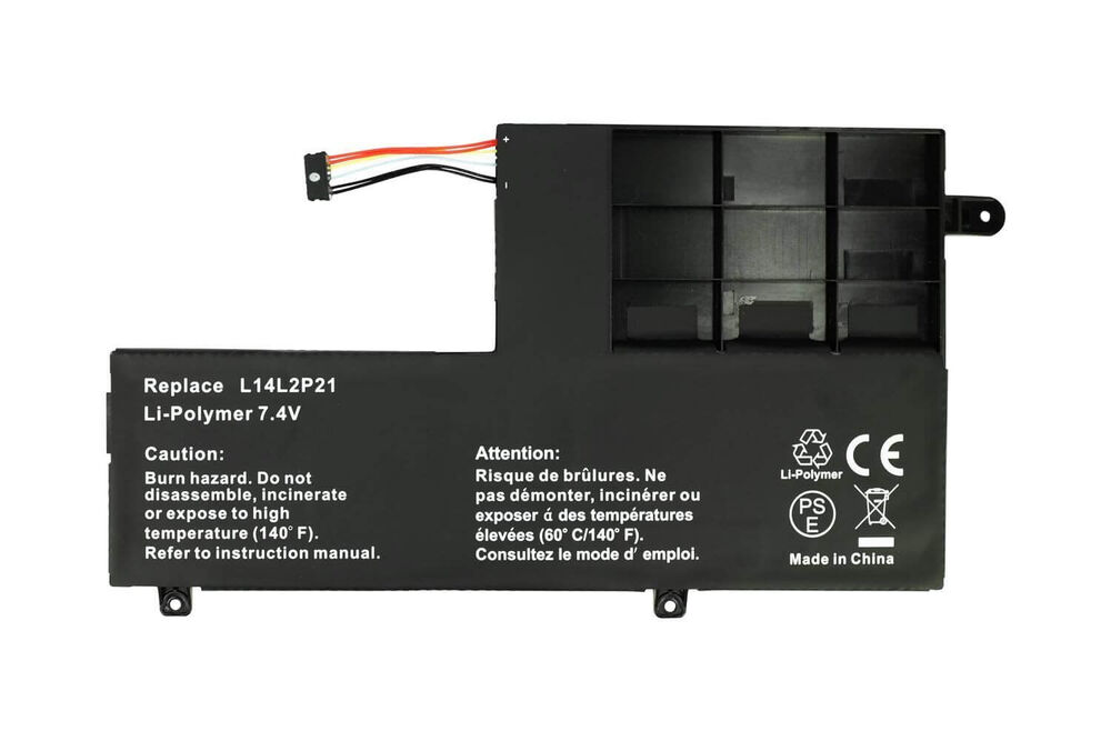 Lenovo ile Uyumlu Flex 4-1480 Versiyon 80VD Batarya Pil- L14M3P21, L14L3P21