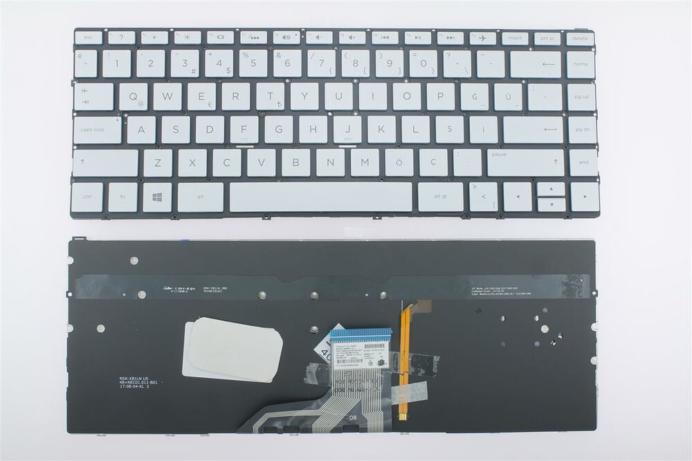 Hp ile Uyumlu Spectre 13-ap0000nt, 13-ap0001nt, 13-ap0002nt Uyumlu Klavye LED Backlit