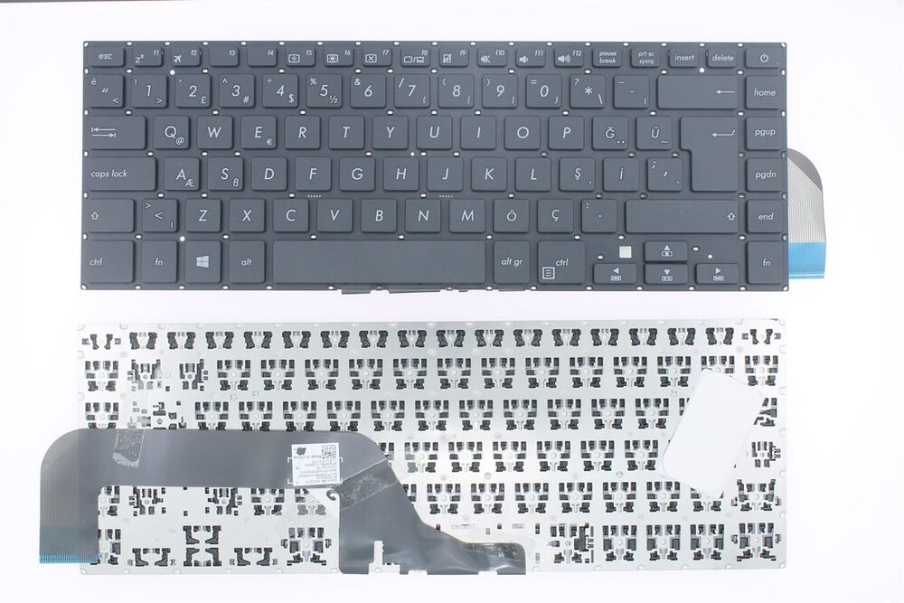 Asus ile Uyumlu F505B, F505BA, F505BP, F505Z Klavye Siyah