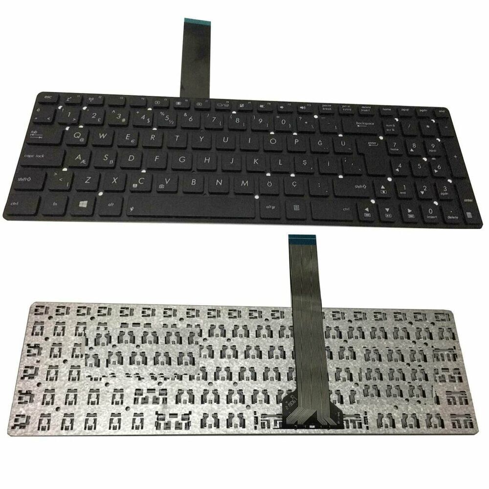 Asus ile Uyumlu X751SJ Uyumlu Laptop Klavye