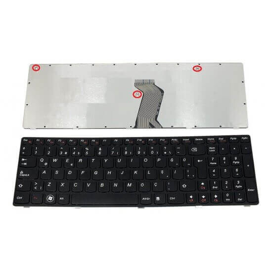 Lenovo ile Uyumlu G770 Versiyon 21037, 20089, 1037 Uyumlu Laptop Klavye