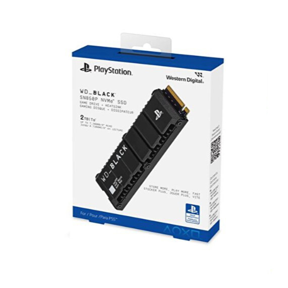 WD Black Playstation 5 Game Drive SN850P 2TB M.2 Gen4 SSD - Thumbnail