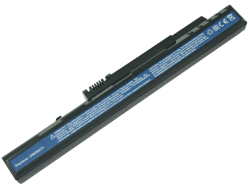 Acer Aspire One D250 Notebook Bataryası Pili Siyah -3 Cell