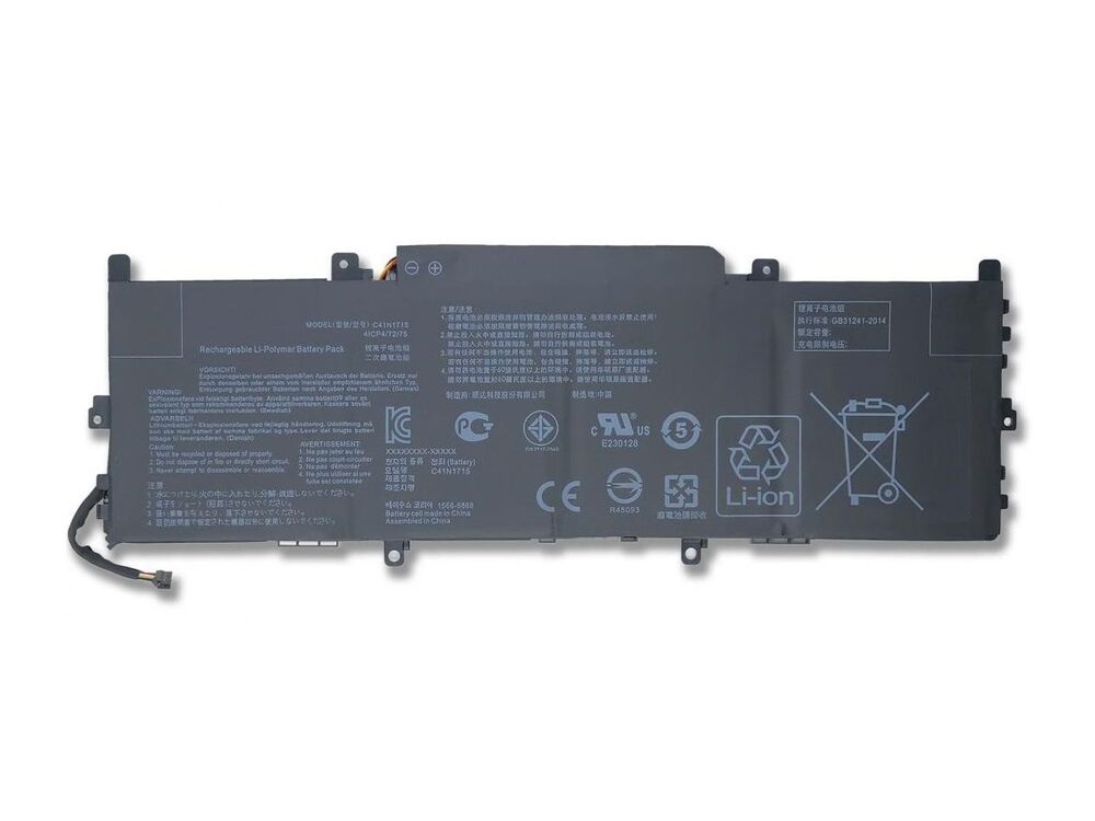 Asus C41N1715 RASL-160 Notebook Bataryası Pili Ver.1