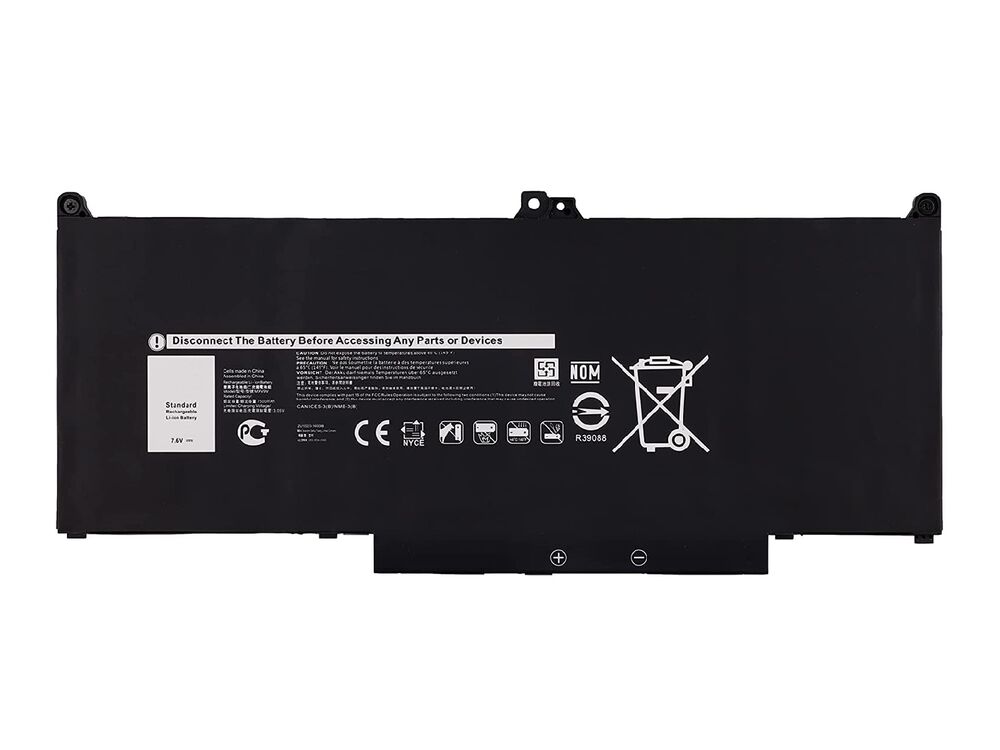 Dell MXV9V Notebook Bataryası Pili - Ver.2 - 4 Cell