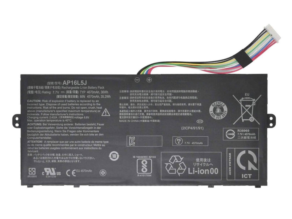 Acer Aspire SP111-32 Batarya ile Uyumlu Pil AP16L5J