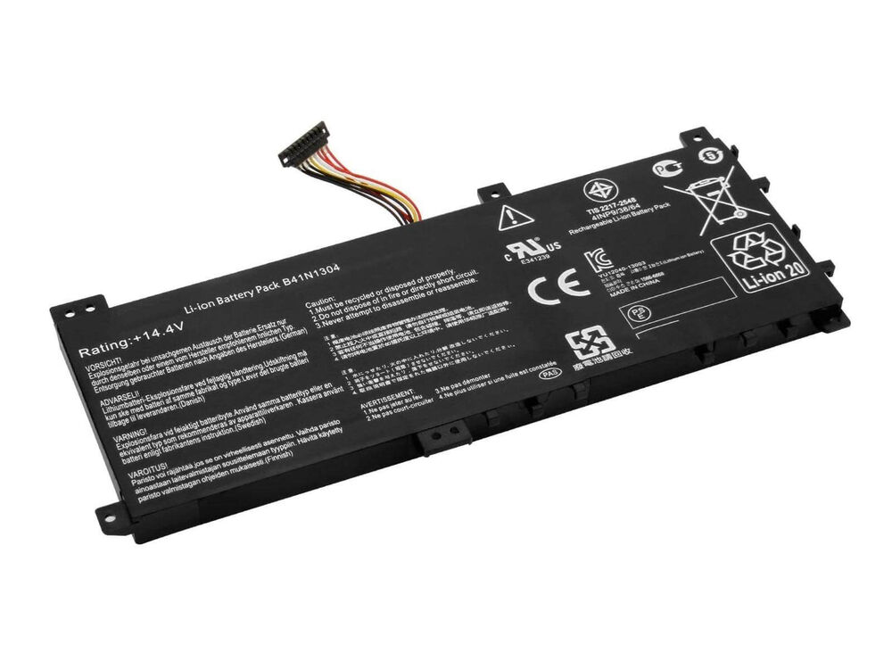 Asus A451L A451LN A451LB Batarya ile Uyumlu Pil B41N1304